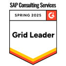 SAP Consulting Award 2025 from G2 Crowd